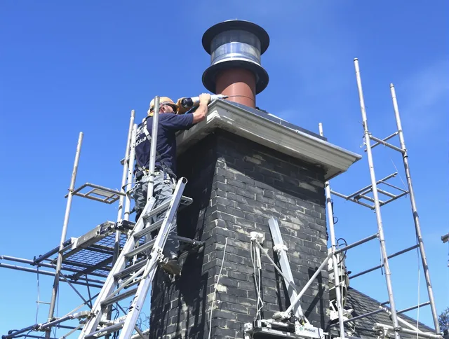 Sturdy chimney crown finished by Walnut Chimney Sweep in Walnut, CA