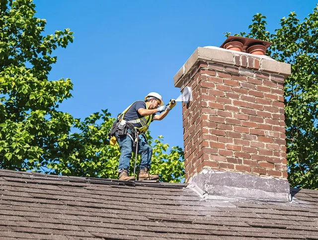 Walnut Chimney Sweep performing an inspection with advanced tools in Walnut, CA