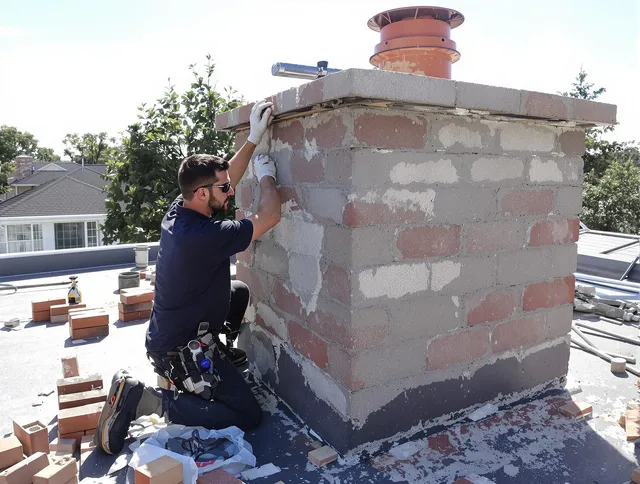 Advanced chimney repair process by Walnut Chimney Sweep in Walnut, CA