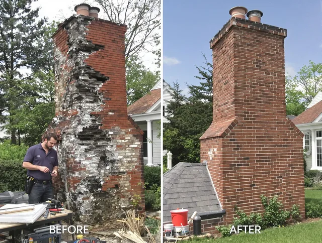 Walnut Chimney Sweep performing a full chimney restoration in Walnut, CA