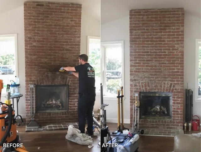 Finished chimney sweeping service by Walnut Chimney Sweep in Walnut, CA