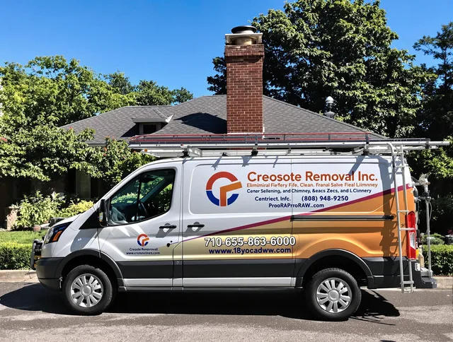 Walnut Chimney Sweep technician removing creosote safely in Walnut, CA